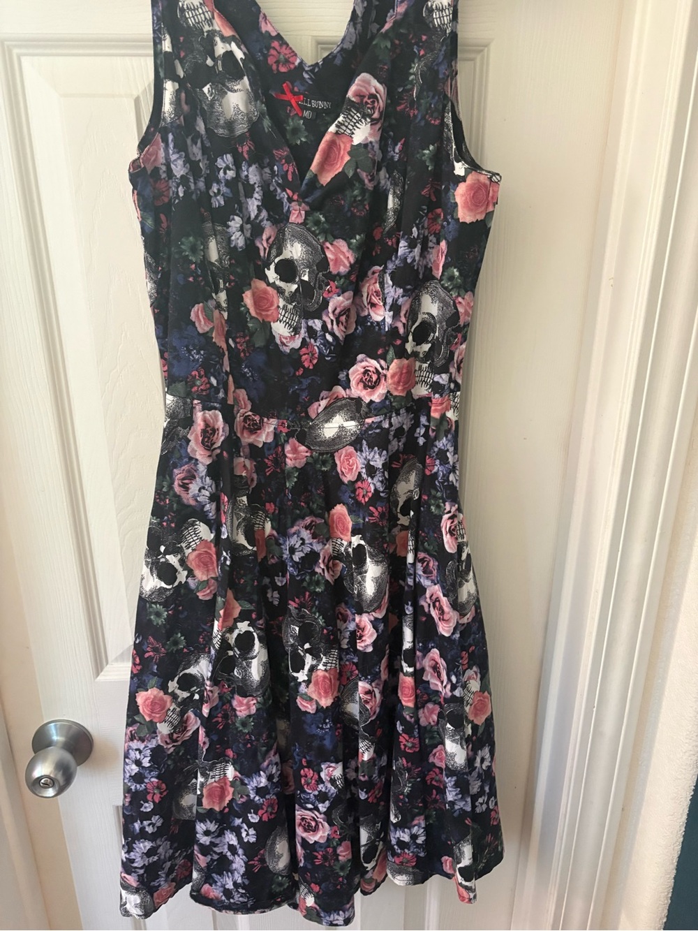 Hell bunny floral skull dress